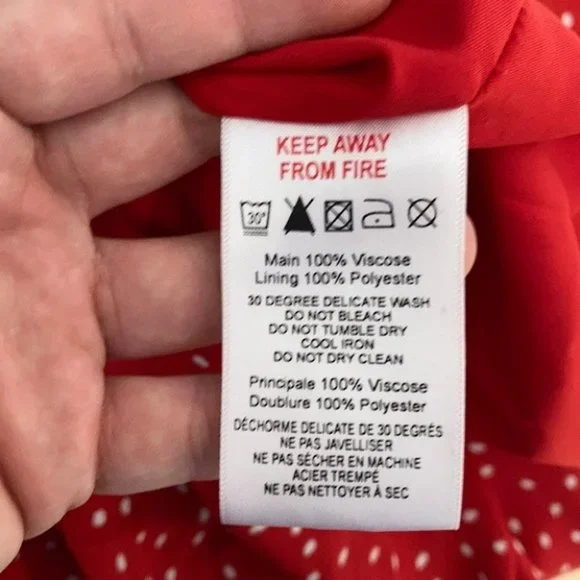 Anthropologie Seen Worn Kept Polka Dot Slip Dress - Picture 10 of 12